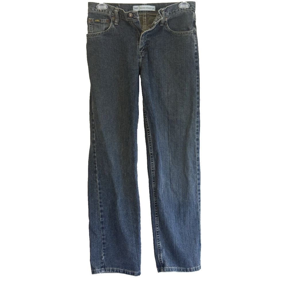 Lee Men's Jeans Relaxed Straight 30x31 Medium Wash Excellent Pre-owned condition